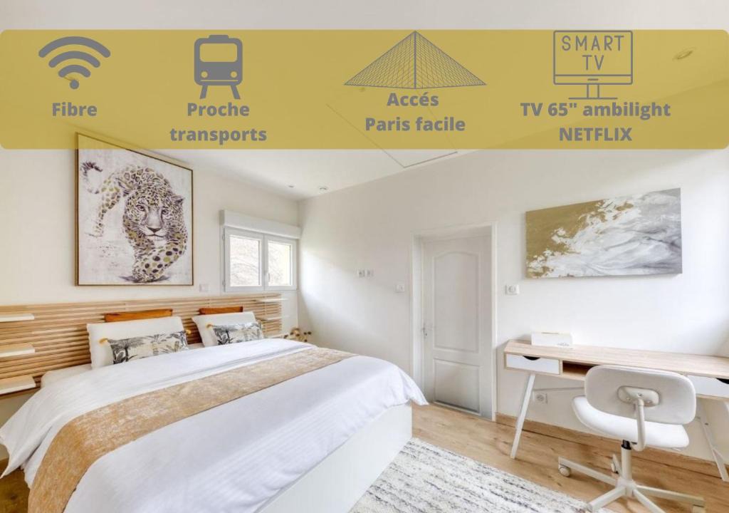 Petit-Ivry Apartment | Gold&Silver Quiet House Pro-Family
