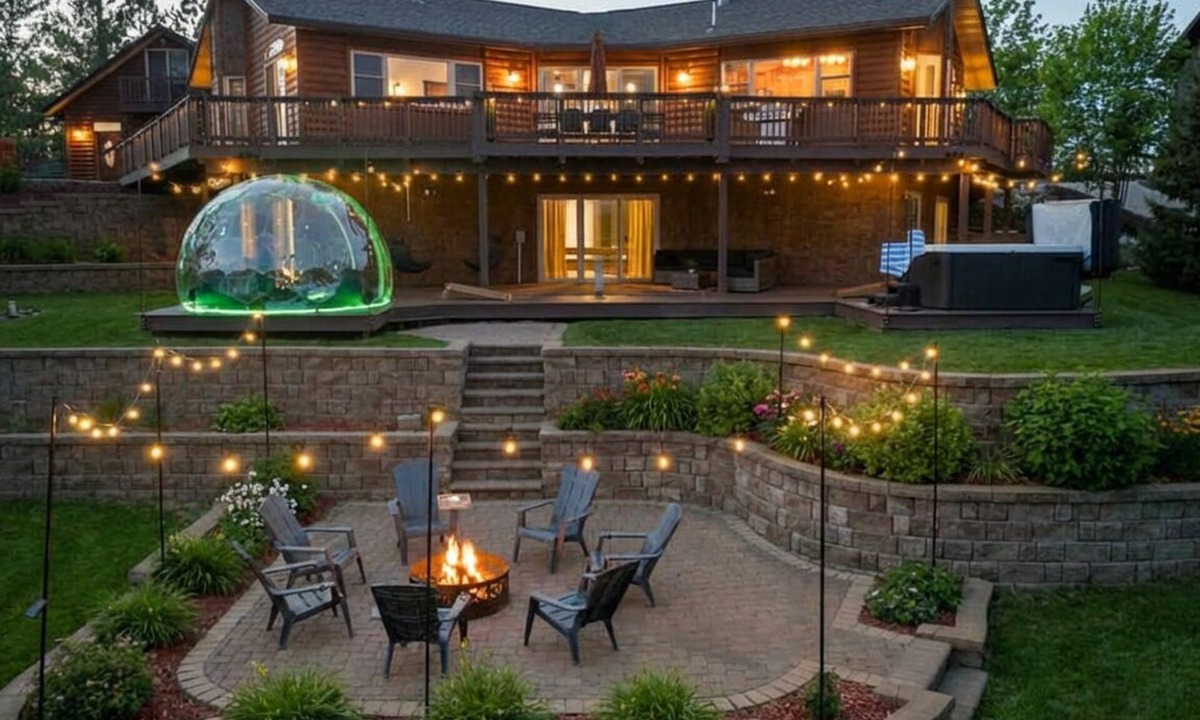 Crosslake House | Golf Sim, Sauna, Lakefront Hot Tub & Stargazing