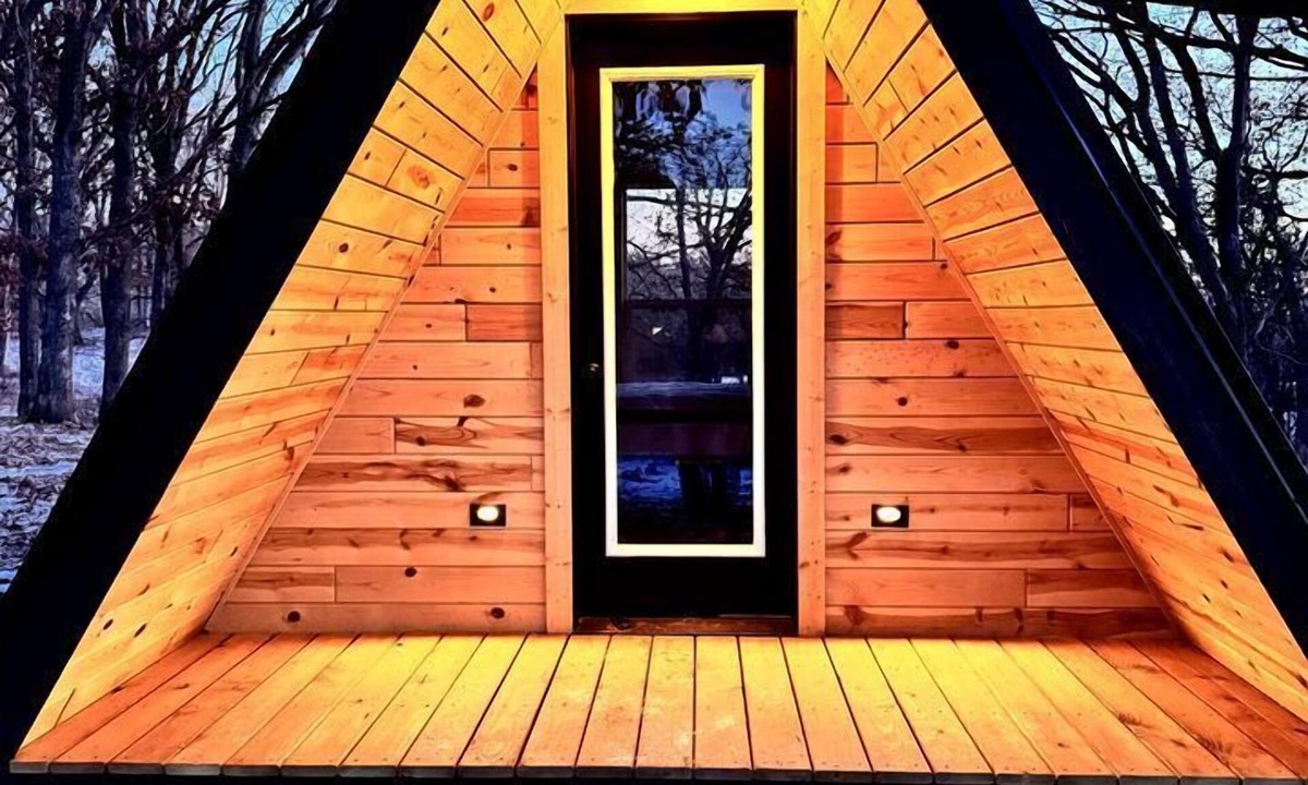 St Croix Falls House | Gorgeous A-Frame with Panoramic Views, Nestled Atop White Oak Ridge, Wisconsin