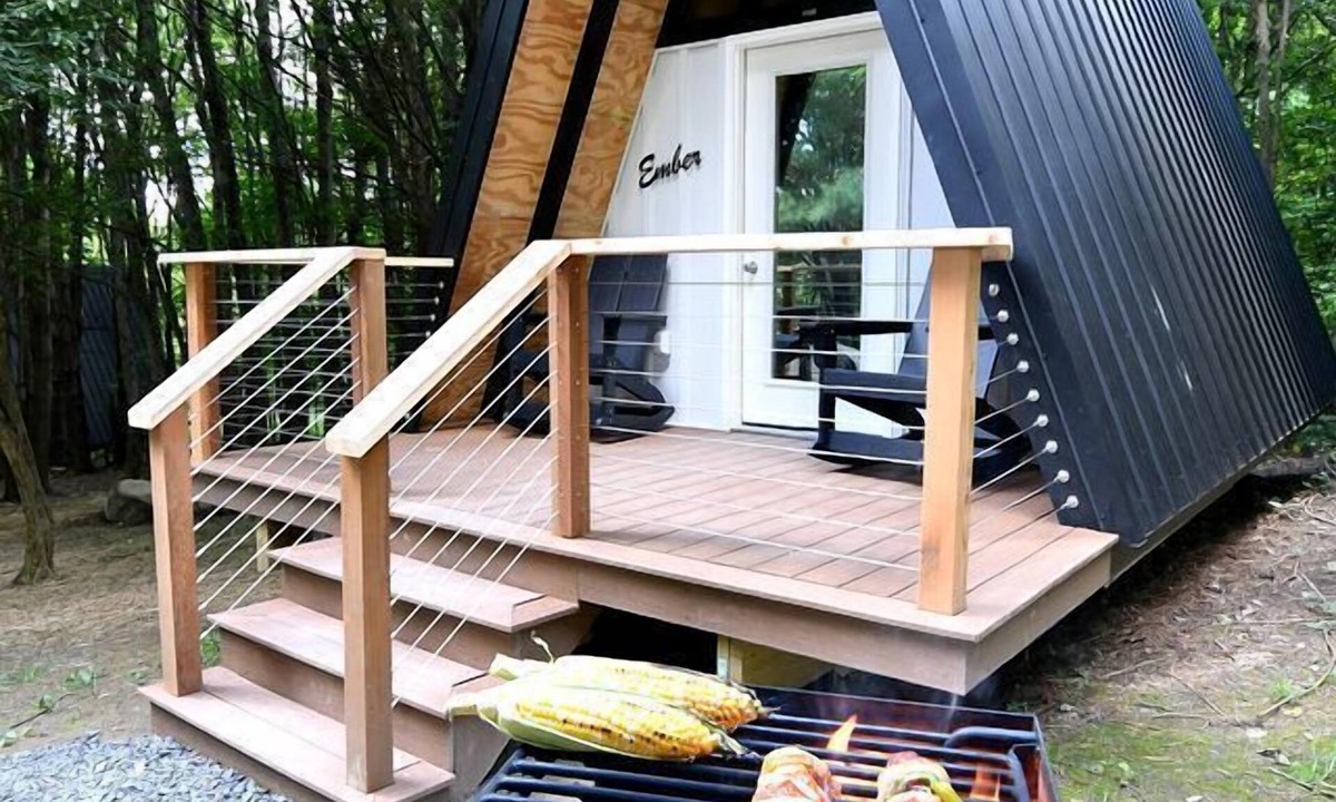 Bristol Hills House | Gorgeous A-Frame Cabin on an Amazing Campground near Canandaigua Lake for an Unforgettable Glamping Escape in New York