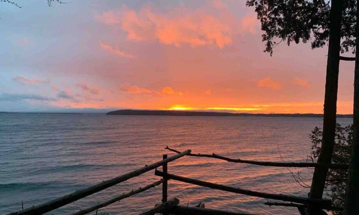 North Hero Cottage | Gorgeous Cedarvale Sunset on Lake Champlain