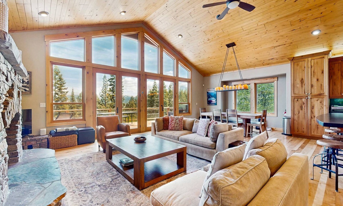 Truckee House | Gorgeous dog-friendly home with private hot tub, shared pool & mountain views