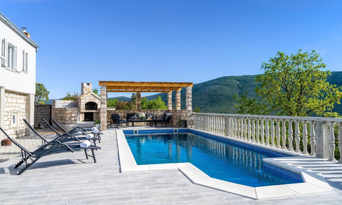 Ston House | Gorgeous home in Ston with private swimming pool, can be inside or outside