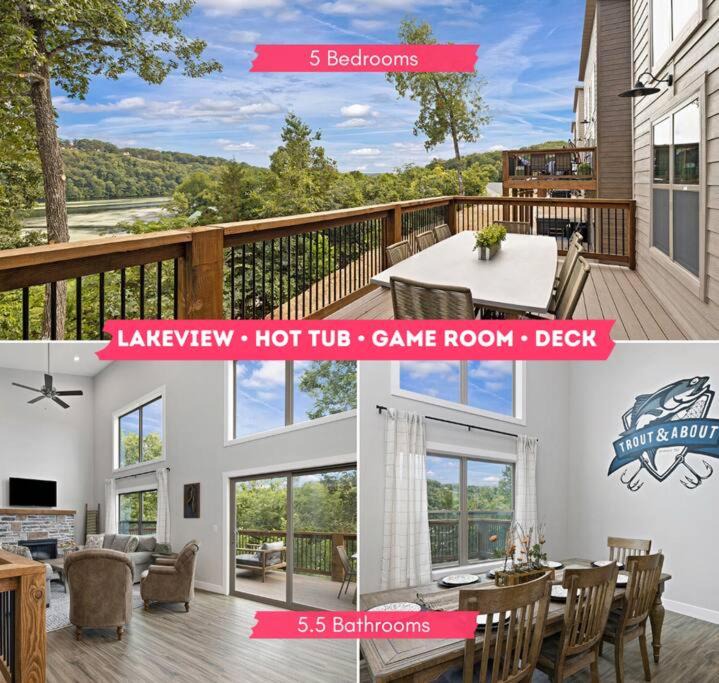 Branson House | Gorgeous Lake Cabin Hot Tub