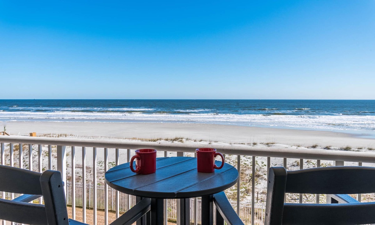 Jacksonville Beach Condo | GORGEOUS Oceanfront 100% renovated 2/2 w/garage, elevator, pool, has EVERYTHING