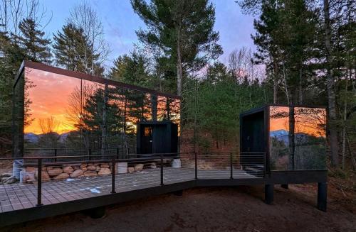 Jay House | Gorgeous Scandinavian Mirror Glass Cabin in the Adirondacks for an Unforgettable Getaway in Jay, New York