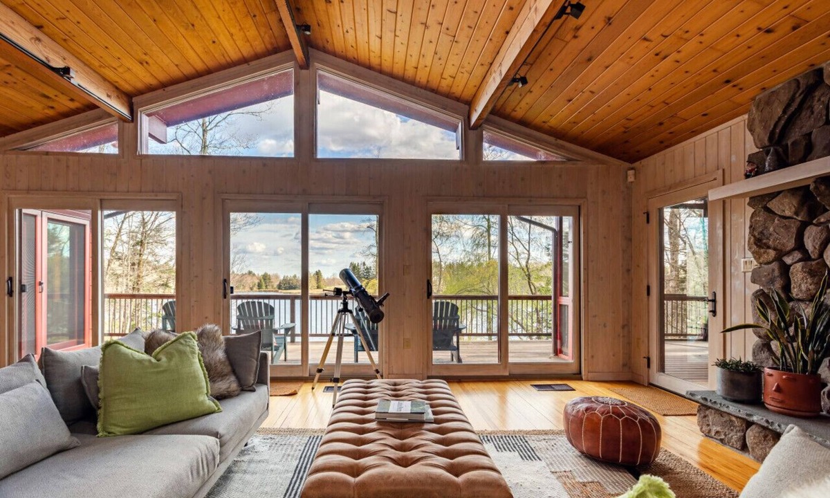 Livingston Manor House | Gorgeous Waterfront w/Hot Tub and Game Level