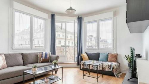 Saint-Jean Apartment | Grand Appart Lumineux Hyper Centre Caen Vue Chateau