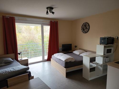 Ouest Apartment | Grand Studio 4 couchages proche Université et CHU