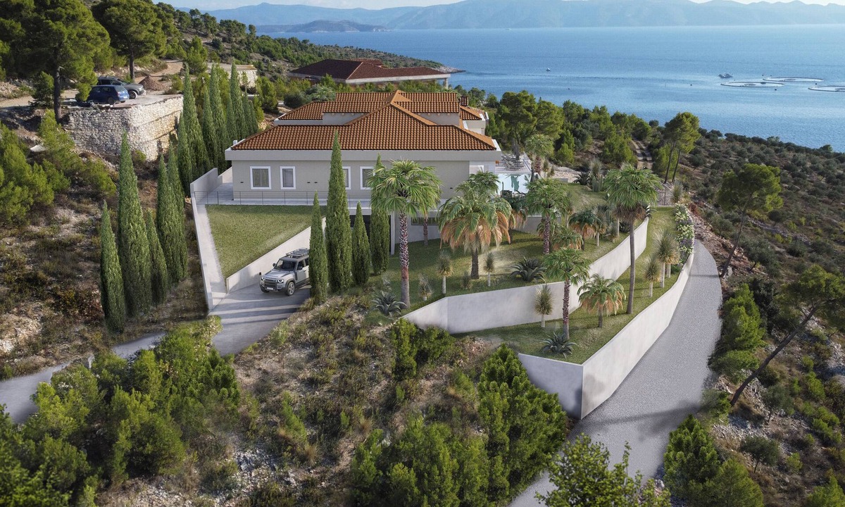 Milna (Brac) Villa | Grande mare,luxury 6-bedroom villa residence by the sea with beautiful view