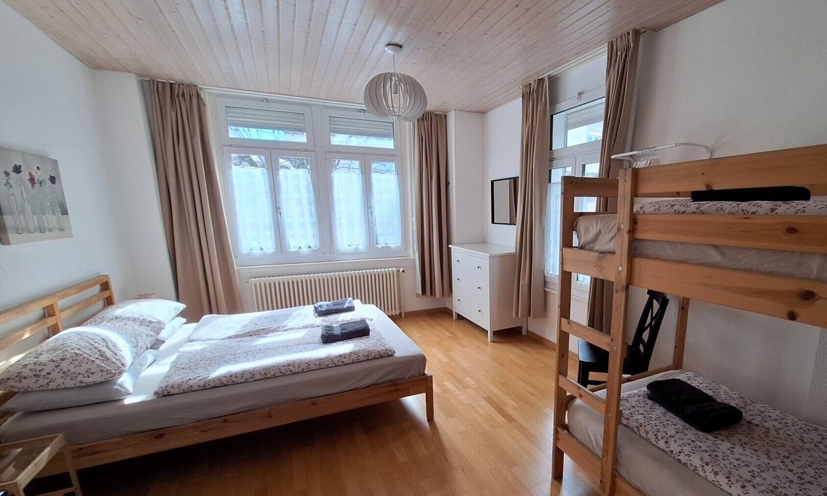 Central Interlaken Apartment | Great ground floor apartment. Air-conditioning. 3 min train station