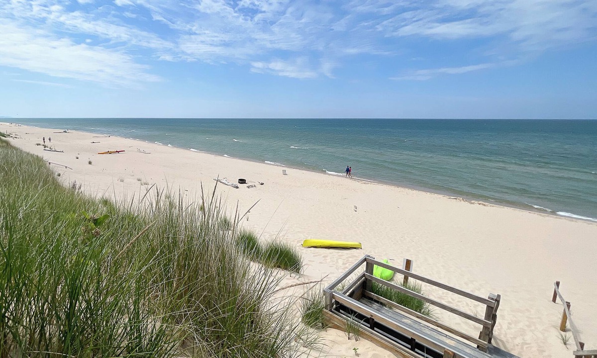 Shelby House | Great Lakes Villa with Private Shared Beach Access