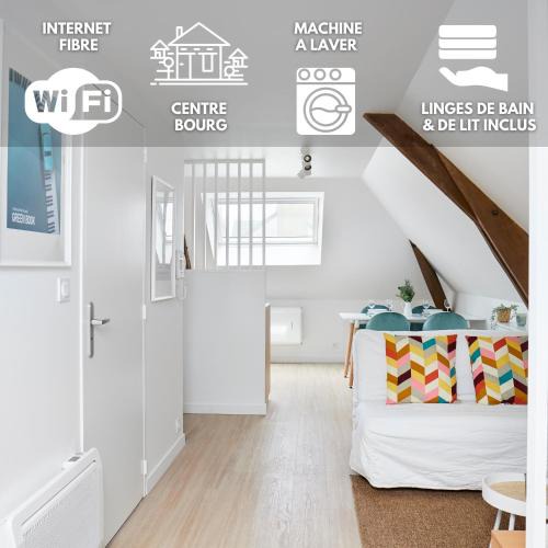 Saint-Mars-la-Jaille Apartment | Green Book - Wifi fibre/Linge/Accès Cour