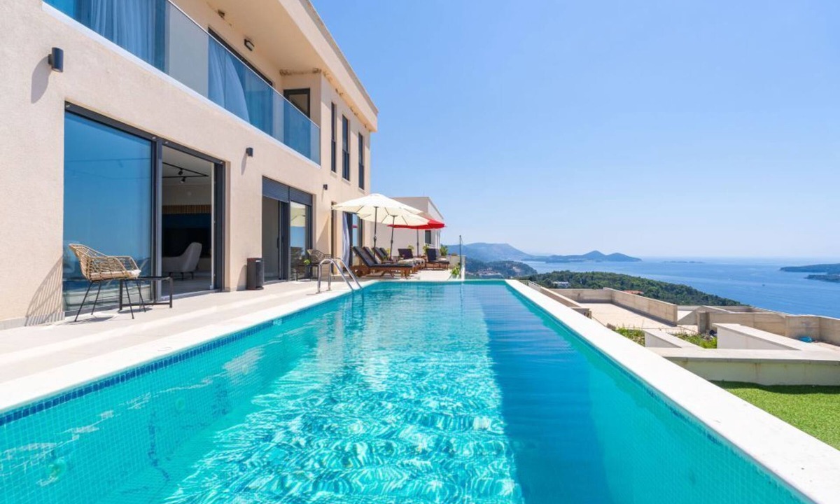 Orasac Villa | Green Horizon - Luxurious 4-bedroom Sea View Villa