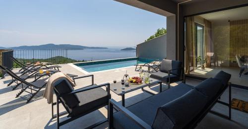 Brsecine Villa | Green Sunrise Villa - Stunning Sea View Luxury Villa with Private Pool
