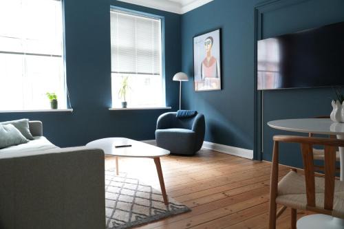 Aalborg Midtby Bed & Breakfast | Greenbrook - Blue Lounge