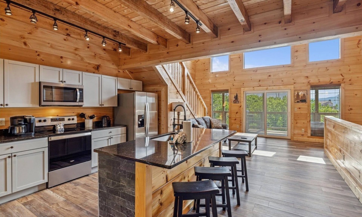 Chalet Village North Cabin | Grizzlies Den 4 Bedroom Cabin by RedAwning