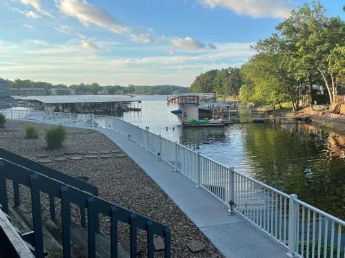Osage Beach Apartment | Ground Floor! Lakefront! Pool! ! Convenient Fishing! STAIRS OPTIONAL!