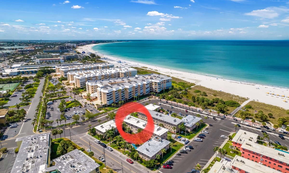 St. Pete Beach Condo | GROUND FLOOR ~ Simple 2BR beach-side condo with pool, sleeps 6 ~ FN 601