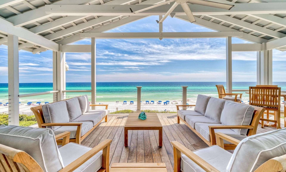 Seaside House | Gulf Front in the Middle of Seaside! Elevator, Community Pools, Bikes, and More