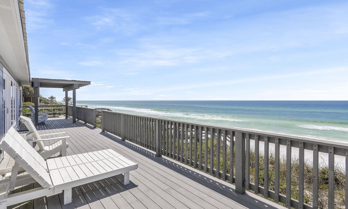 Seacrest House | Gulf-Front Seacrest Beach Escape with Panoramic Views & Private Beach Access