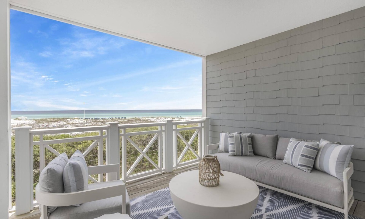 WaterSound Beach Condo | Gulf Views! Steps from Community Pool! Multiple Balconies!