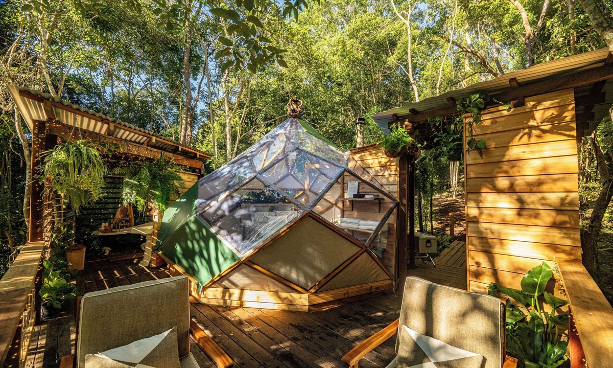 Neranwood Cabin | Handcrafted Glamping Zome Surrounded by Rainforest.