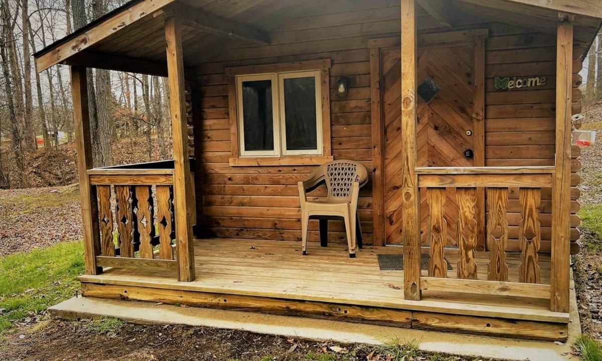 Helmsburg Cabin | "Hank" Camping Cabin #1 | Pet Friendly