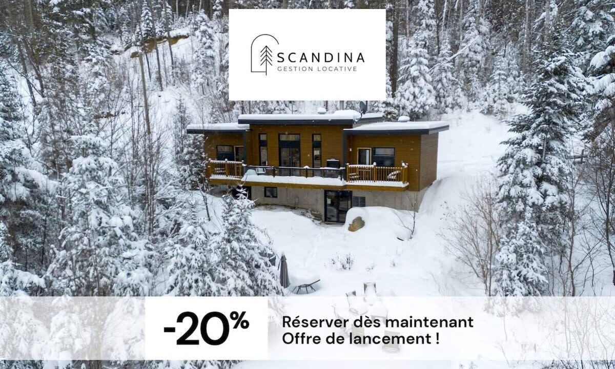 Sainte-Emelie-de-L'Energie Ski Chalet | Harfang | SPA Privé | Sérénité au bord du lac
