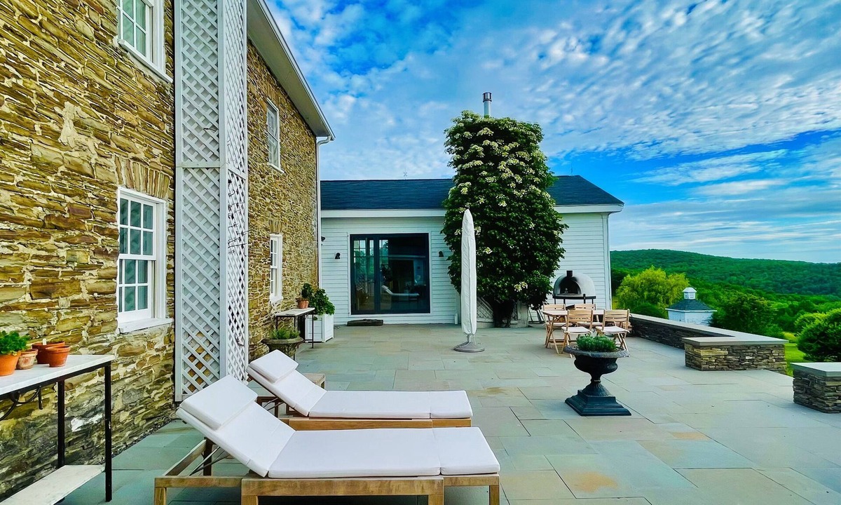Cooperstown House | Hawk Field House - inground pool - breath taking country views