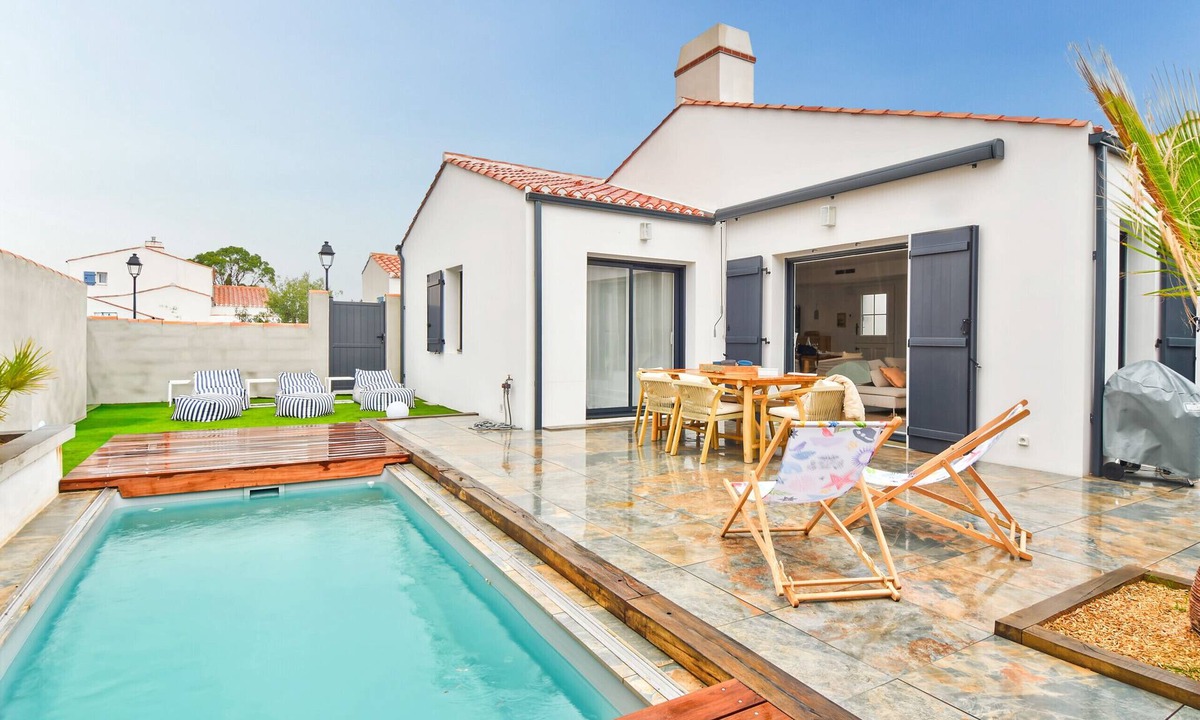 Noirmoutier-en-l'Ile House | Heated pool – House for 6 adults and 2 children