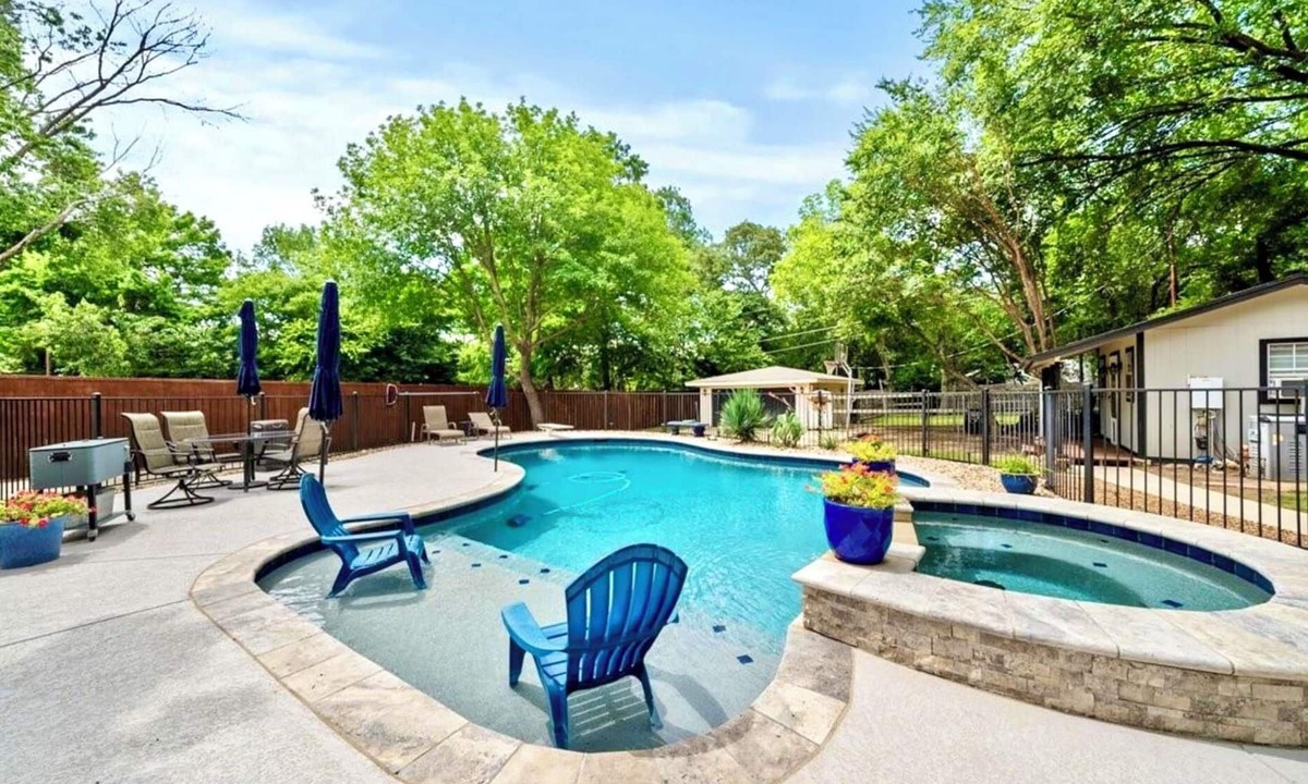 Roanoke House | Heated Pool and Hot Tub, Backyard Oasis