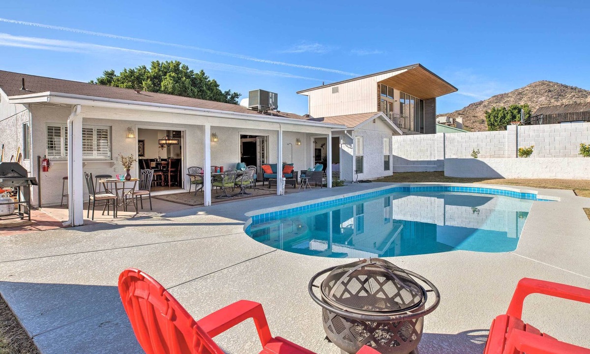 Desert Foothills Estates House | Heated Pool, Views, & Trail Access: Phoenix Escape