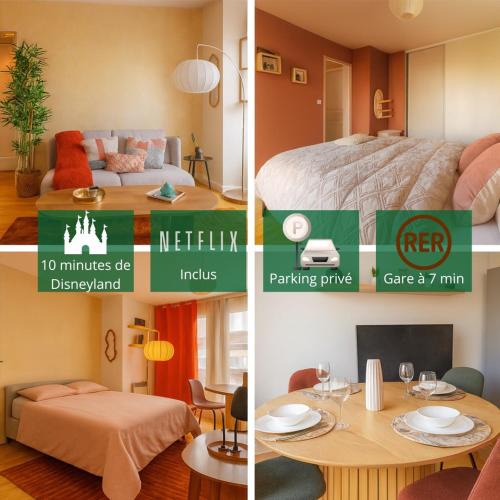 Bussy-Saint-Georges Apartment | Heaven Loft - proche RER A - DISNEY LAND