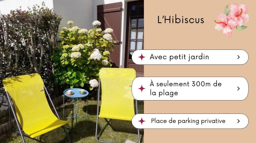 Courseulles-sur-Mer Apartment | HIBISCUS - Duplex - confort & calme à proximité plage & commerces