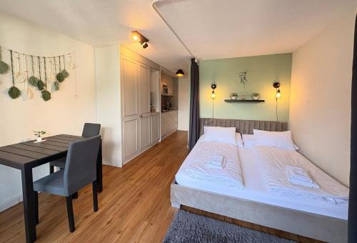 Darligen Apartment | HID AG: Lakeview Studio mit Parkplatz und Balkon