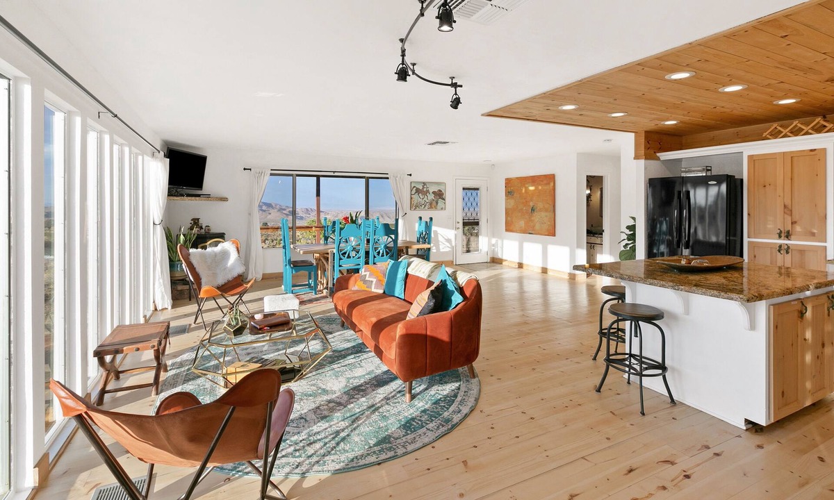 Joshua Tree House | High View Haven - Hot Tub, Fire Pit & Bbq In Joshua Tree! 4 Bedroom Home by RedAwning
