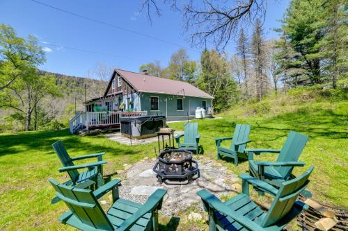 East Branch House | Hiking & Fly Fishing Hub! Mtn-View Catskills Haven