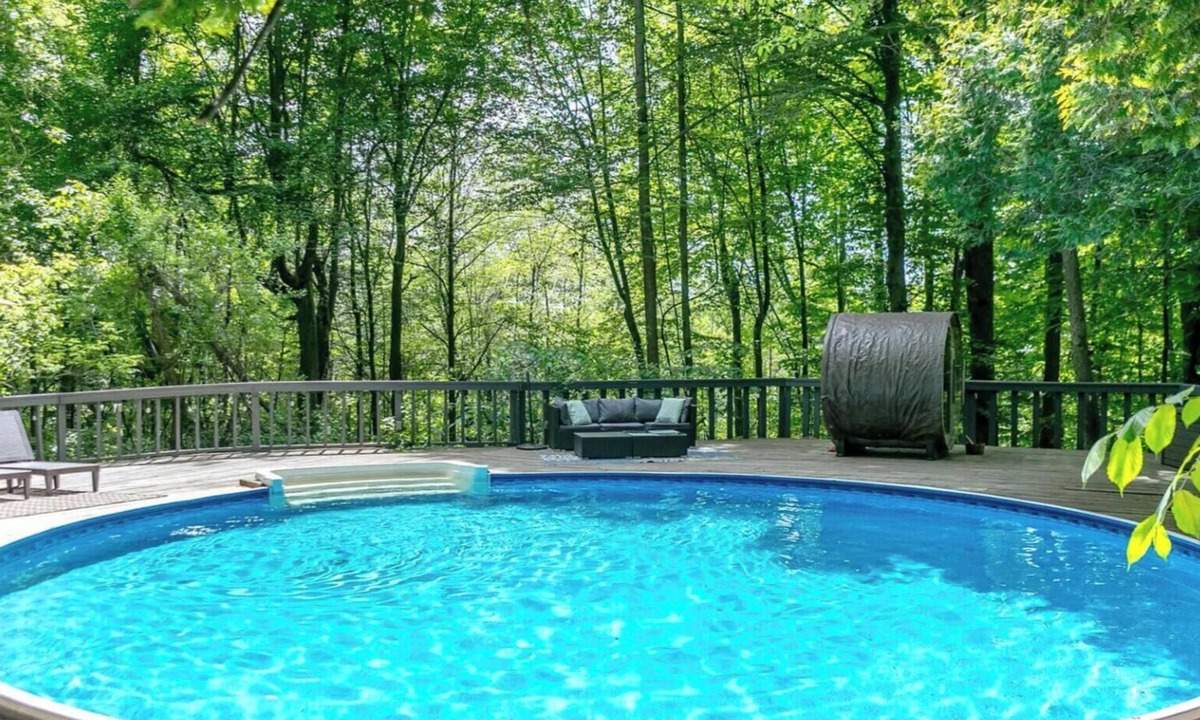 Kerhonkson Cabin | Hilltop Catskills Escape Pool, Sauna & 15 Private Acres