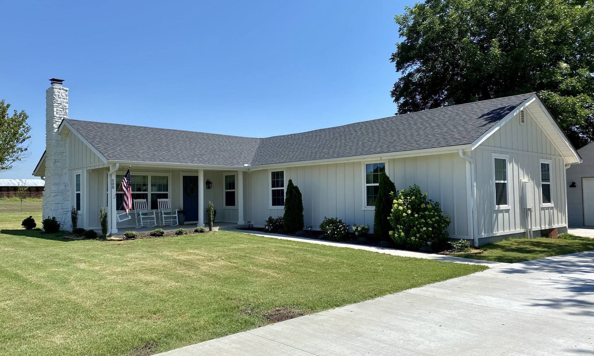 Farmington House | Hilltop Home with views and covered deck - 6 miles to U of A
