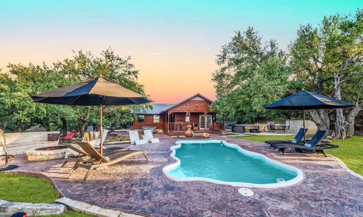 Dripping Springs House | Hilltop Oasis w/Pool, Hot Tub, Fire Pit + Views
