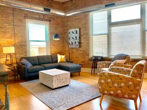 Benton Harbor Apartment | Historic Arts District Gastro Loft