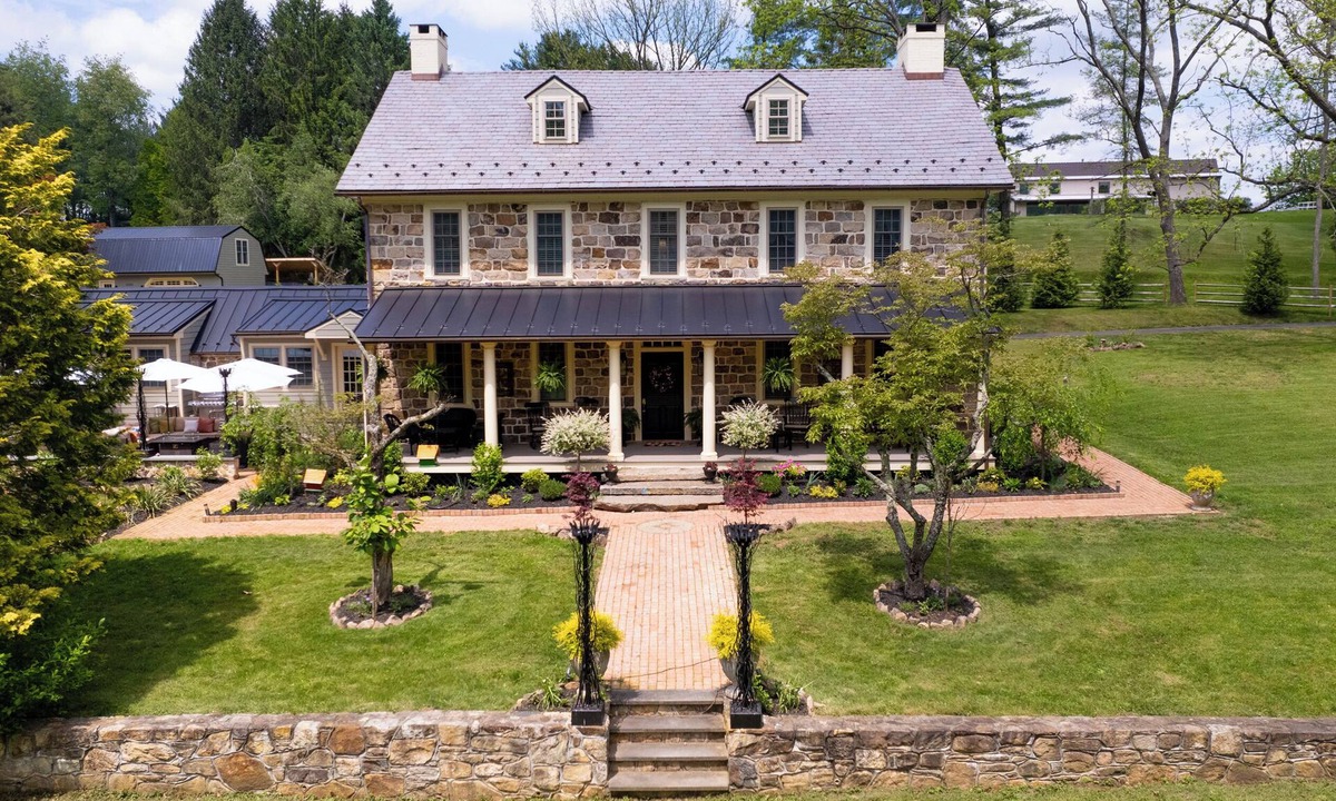 Spring City House | Historic luxury Forge mansion estate on the banks of French Creek. Pet friendly