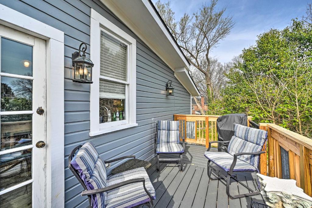 Danville House | Historic 'Watson' Brick House w/Private Deck!