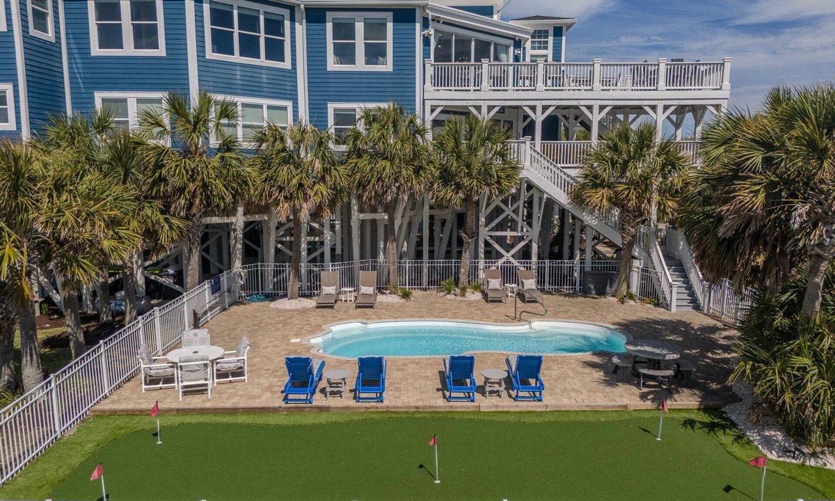Holden Beach House | Hobbs Realty - "Sea the View" offers panoramic ocean views with a private pool!
