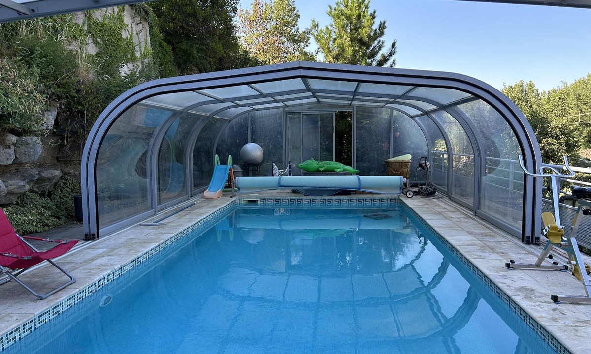 Saint-Georges-de-Luzencon House | Holiday Home 'Le Mas De Campels' with Mountain View, Private Pool and Wi-Fi