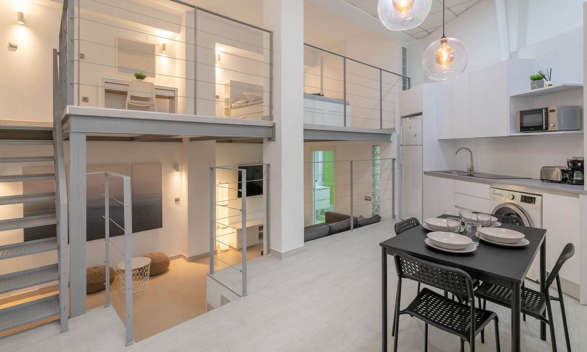 Sant Blai Apartment | Holiday Apartment "Alison's Loft" with A/C & Wi-Fi