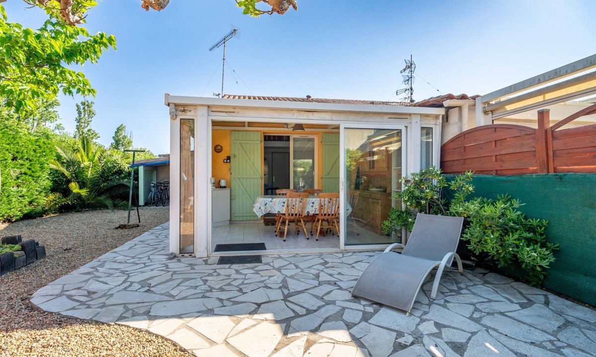 Vendres House | Holiday Home 'Hameau Du Soleil' with Shared Pool, Private Terrace and Private Garden