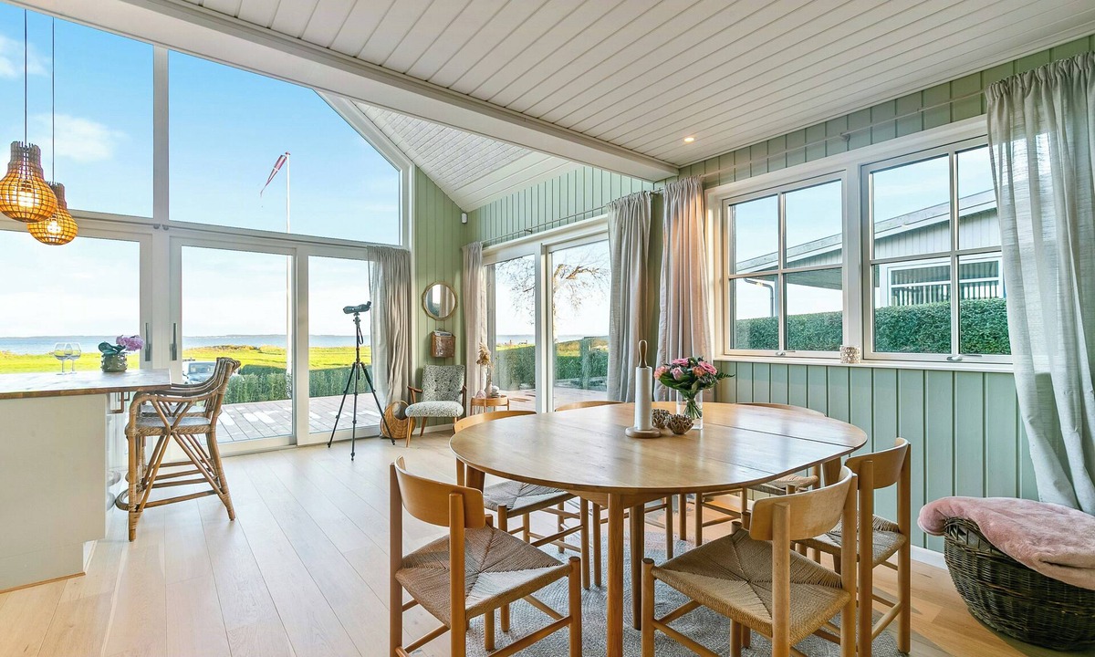 Hesselager House | Holiday home with sea view near Hesselager