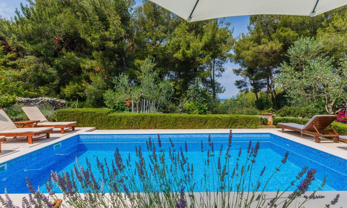 Mirce House | Holiday house Sanda - with pool : - Mirca, Island Brac, Croatia